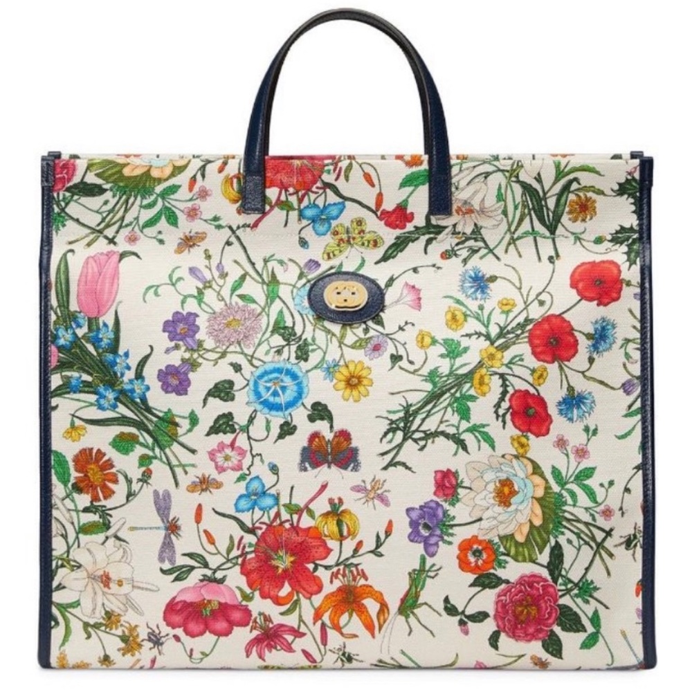 Gucci Large Flora Tote Bag